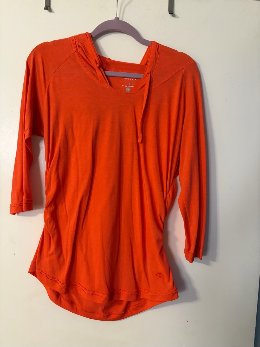 Mountain Hardwear Women's Bright Orange Hooded Top